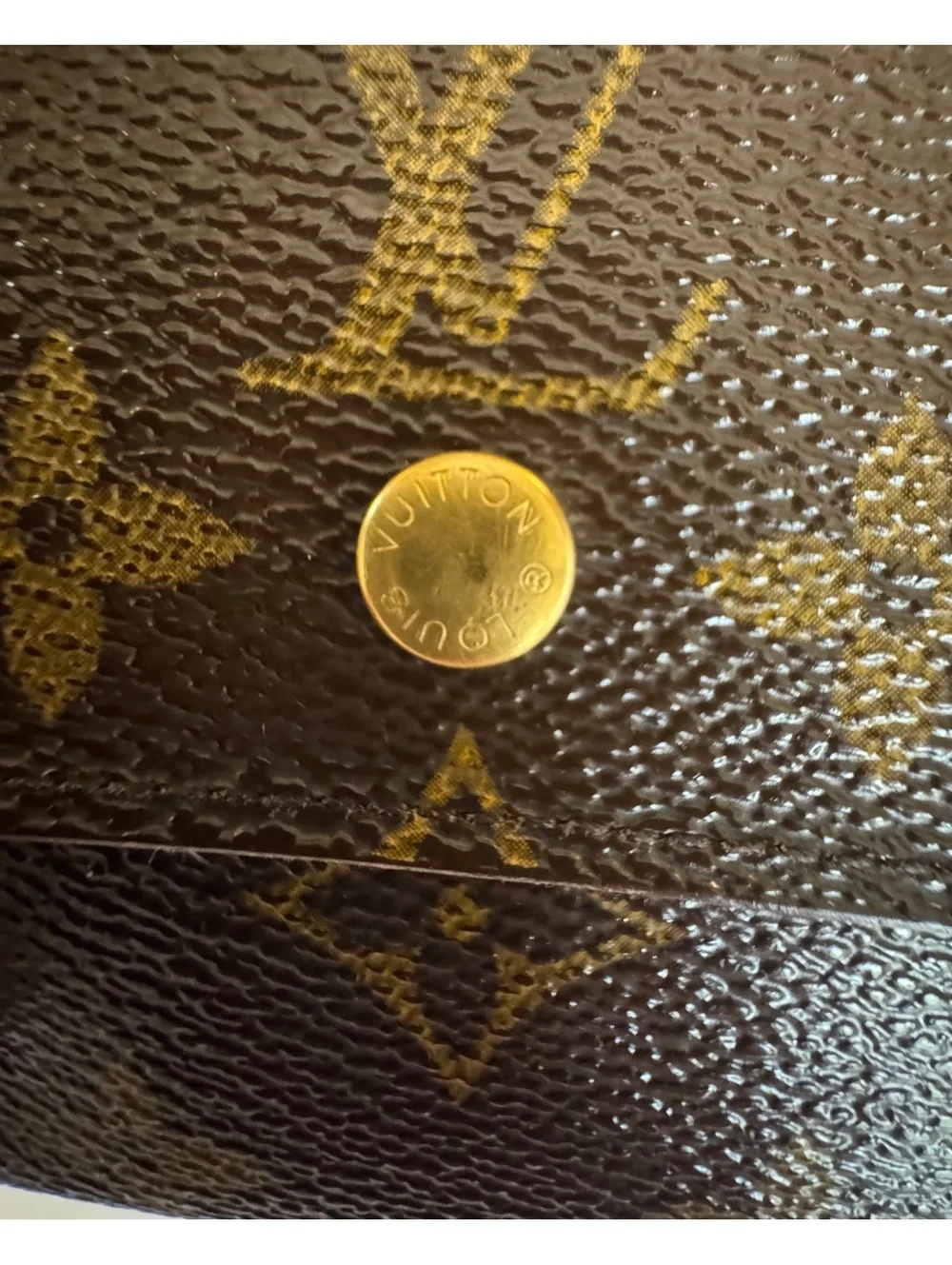 Louis Vuitton Elise Monogram Trifold Wallet Vintage 2001 France SP0051 Entrupy
